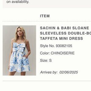 Anthropologie Sachin and Babi Sloane Sleeveless Mini Dress